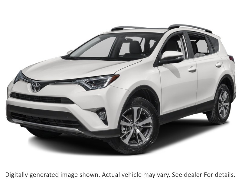 2017 Toyota Rav4 AWD 4Dr XLE Alpine White  Shot 1