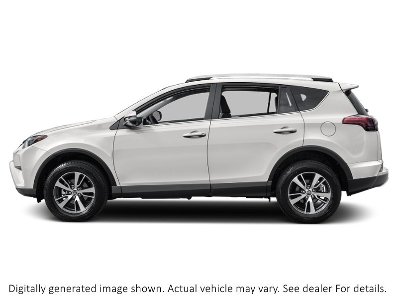 2017 Toyota Rav4 AWD 4Dr XLE Alpine White  Shot 3