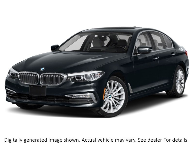 2018 Bmw 5 Series 530I Xdrive Sedan Carbon Black Metallic  Shot 4