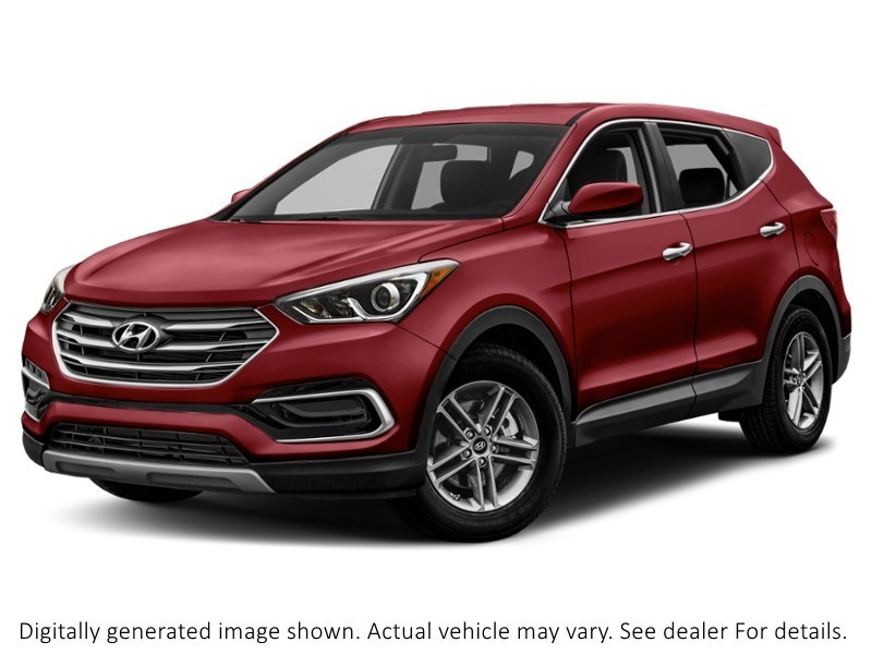 2018 Hyundai Santa Fe Sport 2.4L Premium AWD Serrano Red  Shot 34