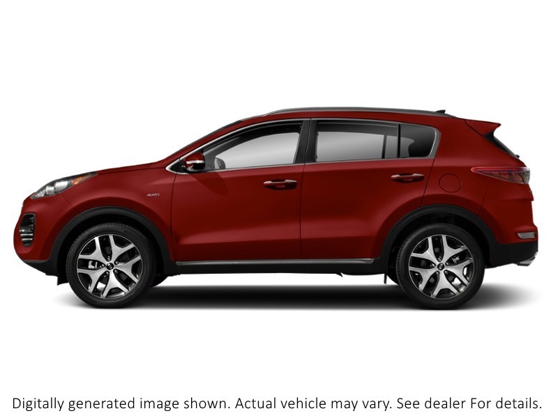 2018 Kia Sportage Sx Turbo AWD W/Black Scarlet Red  Shot 3