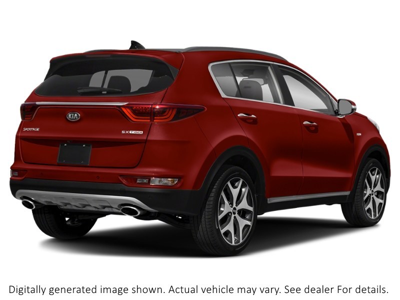 2018 Kia Sportage Sx Turbo AWD W/Black Scarlet Red  Shot 2