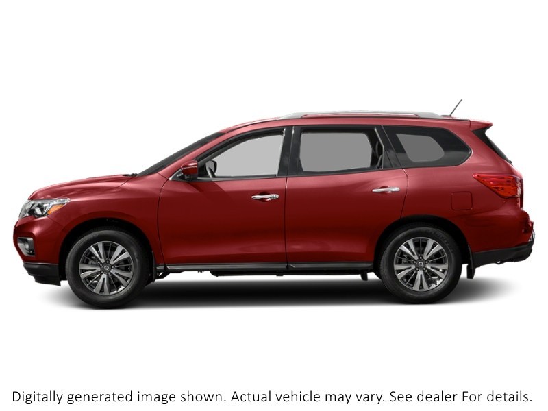 2017 Nissan Pathfinder 4WD 4Dr SL Cayenne Red Metallic  Shot 17