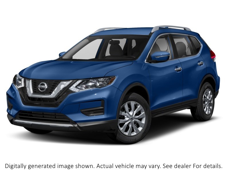 2017 Nissan Rogue FWD 4Dr SV Caspian Blue Metallic  Shot 34