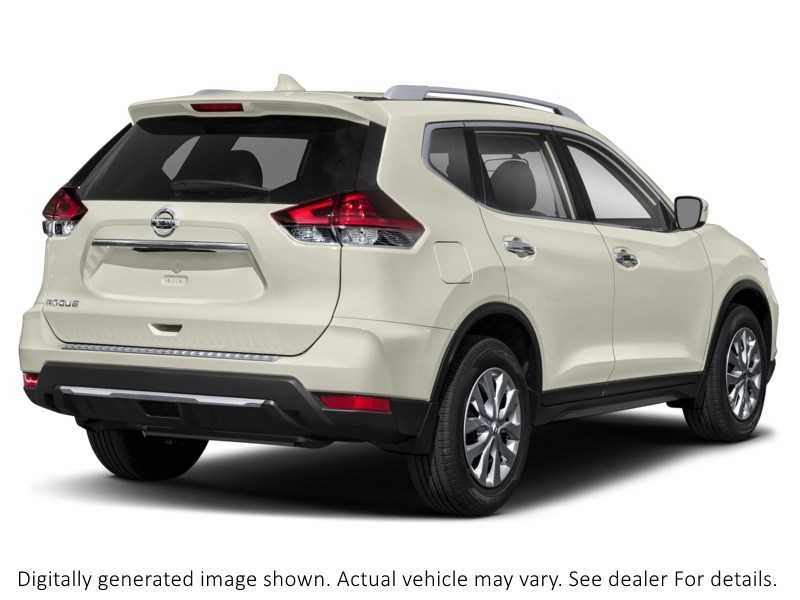 2017 Nissan Rogue FWD 4Dr SV Glacier White  Shot 2