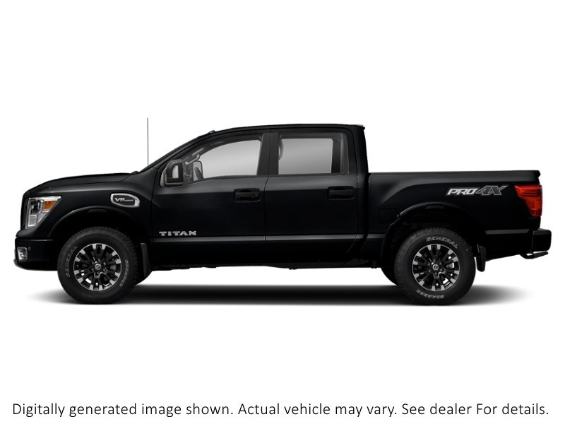 2018 Nissan Titan 4X4 Crew Cab Pro-4X Magnetic Black Metallic  Shot 9