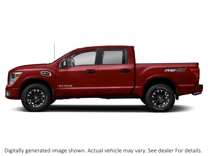 2018 Nissan Titan 4X4 Crew Cab Pro-4X Cayenne Red Metallic  Shot 21