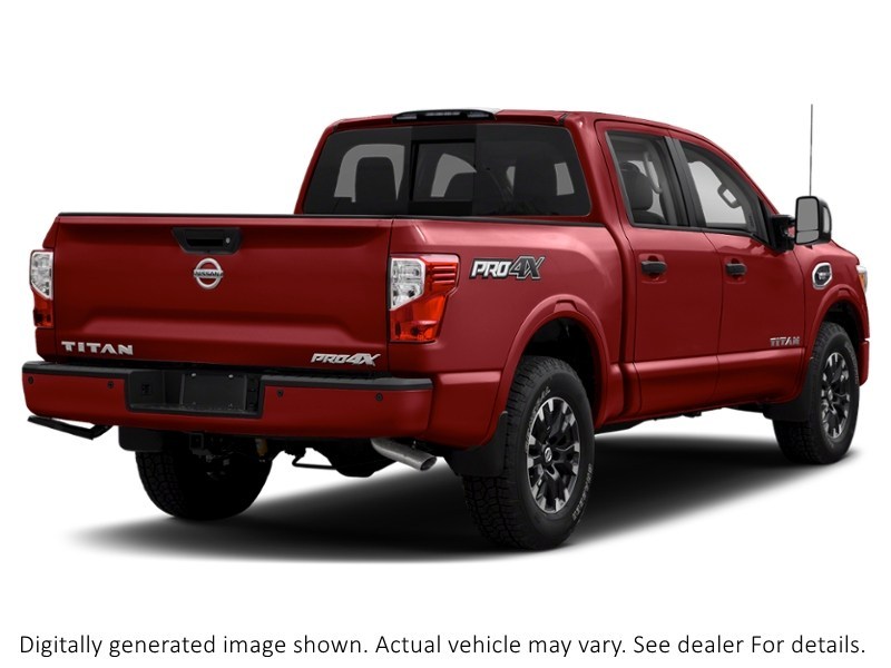 2018 Nissan Titan 4X4 Crew Cab Pro-4X Cayenne Red Metallic  Shot 24