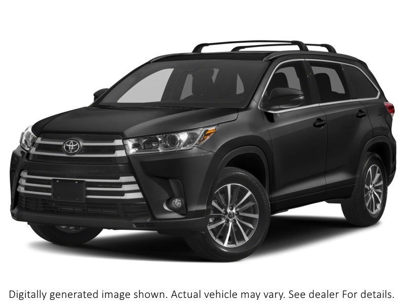 2019 Toyota Highlander AWD XLE | Sunroof | Leather | 8 Passenger Midnight Black Metallic  Shot 1