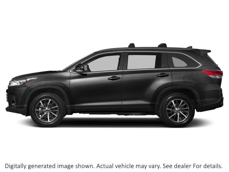 2019 Toyota Highlander AWD XLE | Sunroof | Leather | 8 Passenger Midnight Black Metallic  Shot 3