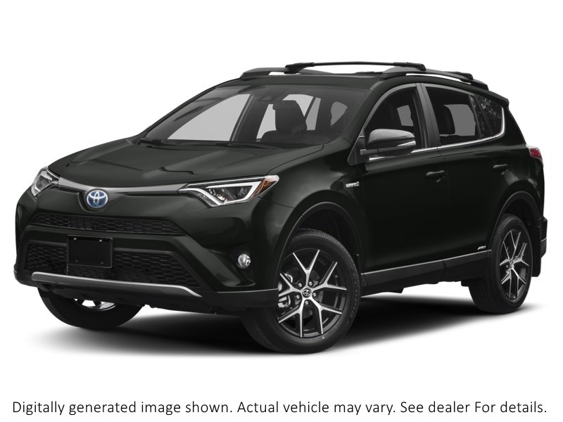 2018 Toyota Rav4 Hybrid AWD Hybrid SE Black Sand Pearl  Shot 4