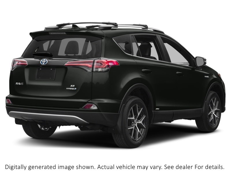 2018 Toyota Rav4 Hybrid AWD Hybrid SE Black Sand Pearl  Shot 2