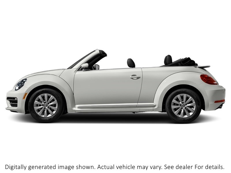 2018 Volkswagen Beetle Trendline Auto Pure White w/Black Roof  Shot 5
