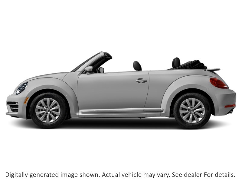 2018 Volkswagen Beetle Trendline Auto White Silver Metallic w/Black Roof  Shot 47