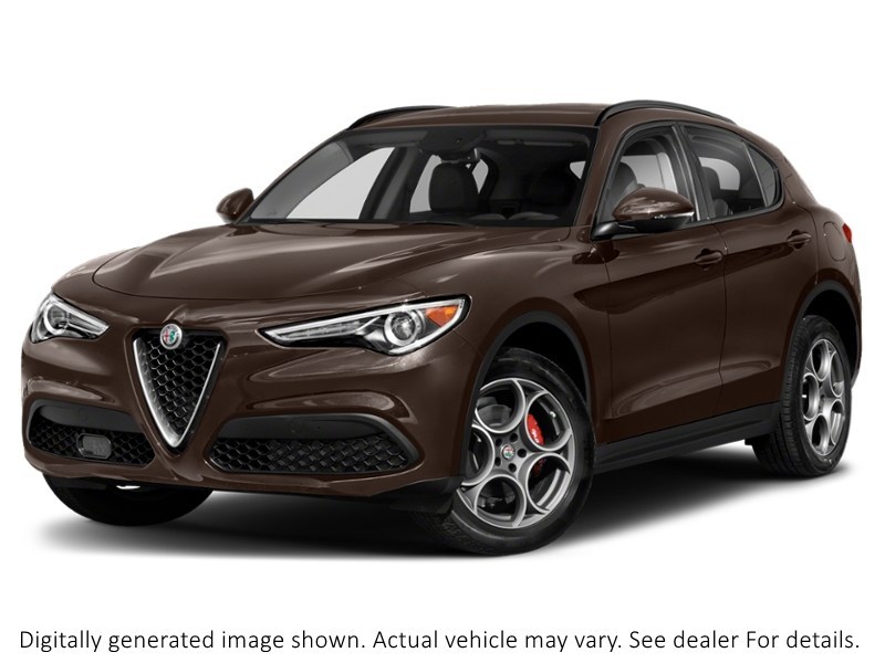 2018 Alfa Romeo Stelvio Ti Sport AWD Basalto Brown Metallic  Shot 61