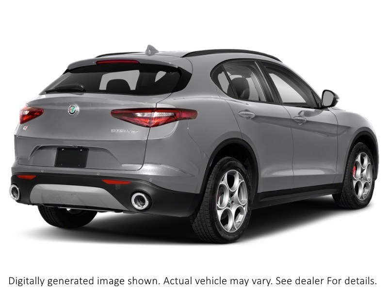 2018 Alfa Romeo Stelvio Ti Sport AWD Silverstone Grey Metallic  Shot 8