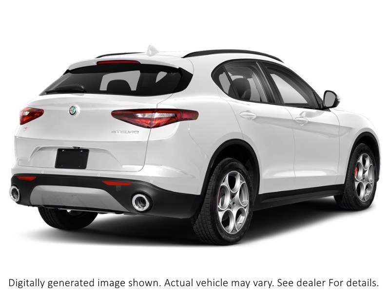 2018 Alfa Romeo Stelvio Ti Sport AWD Trofeo White Tri-Coat  Shot 56