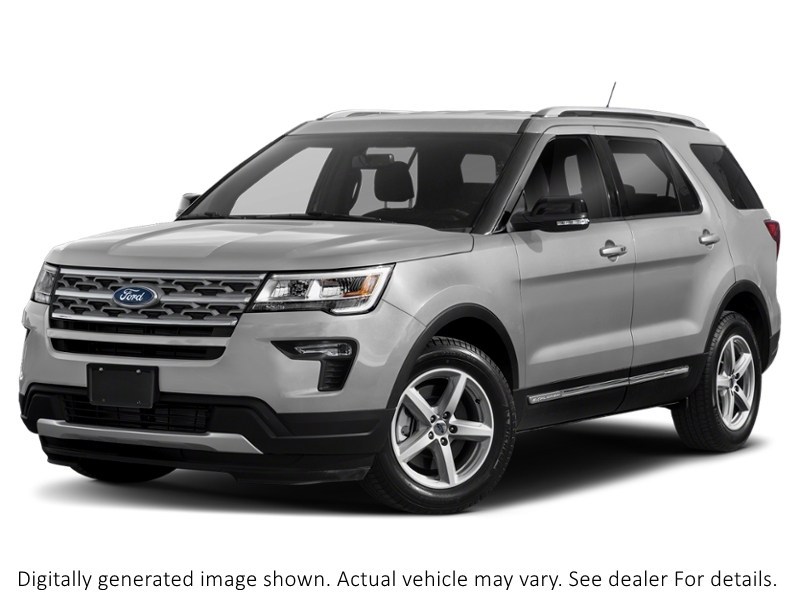 2018 Ford Explorer XLT 4WD Ingot Silver Metallic  Shot 46