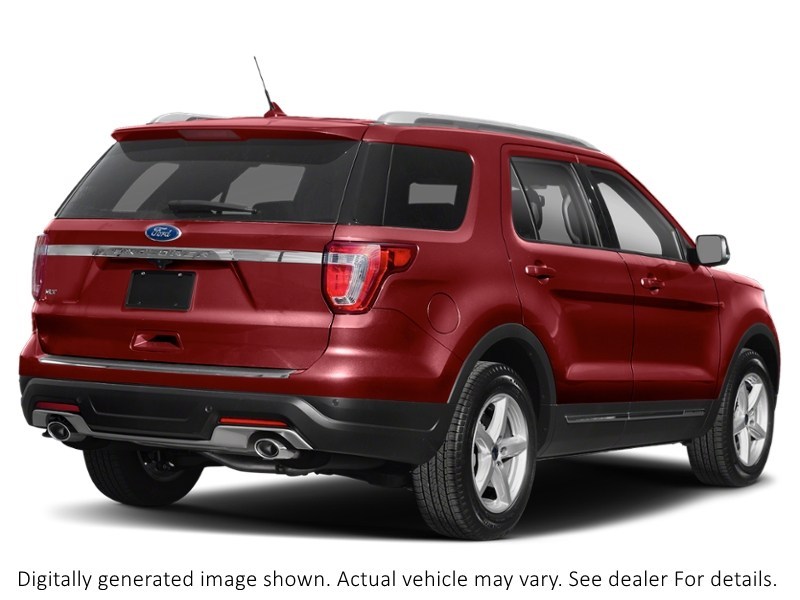 2018 Ford Explorer XLT 4WD Ruby Red Metallic Tinted Clearcoat  Shot 56
