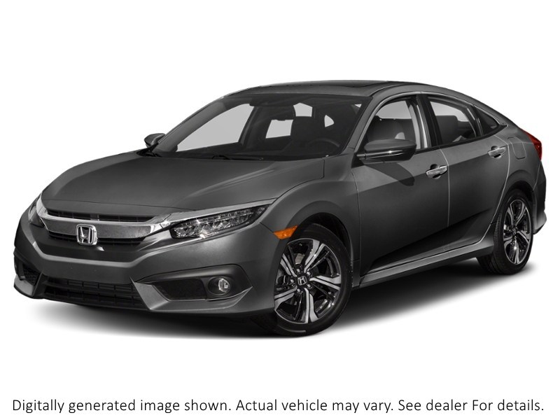 2018 Honda Civic Sedan Touring CVT Modern Steel Metallic  Shot 4