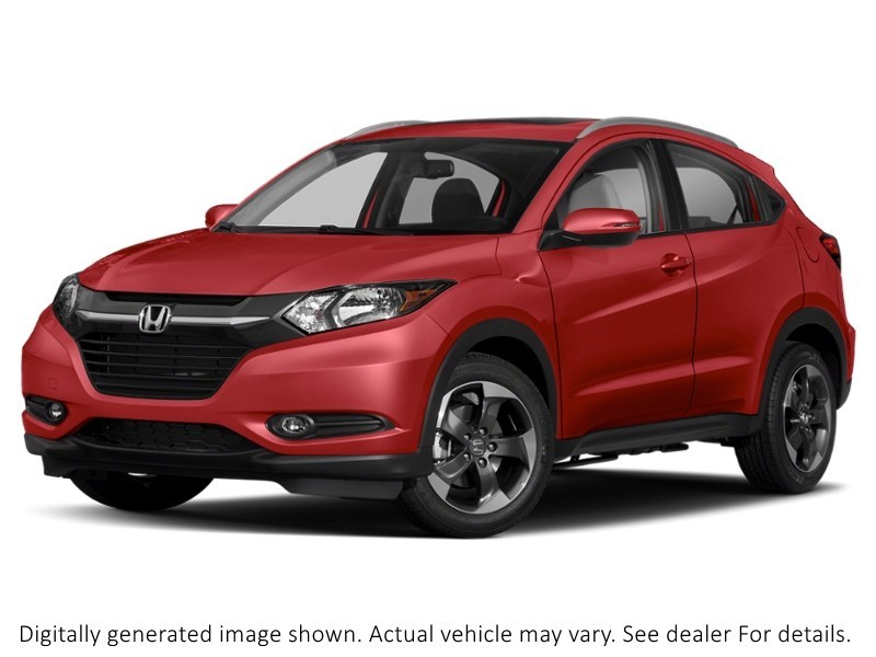2018 Honda Hr-V Ex-L Navi AWD CVT Milano Red  Shot 4
