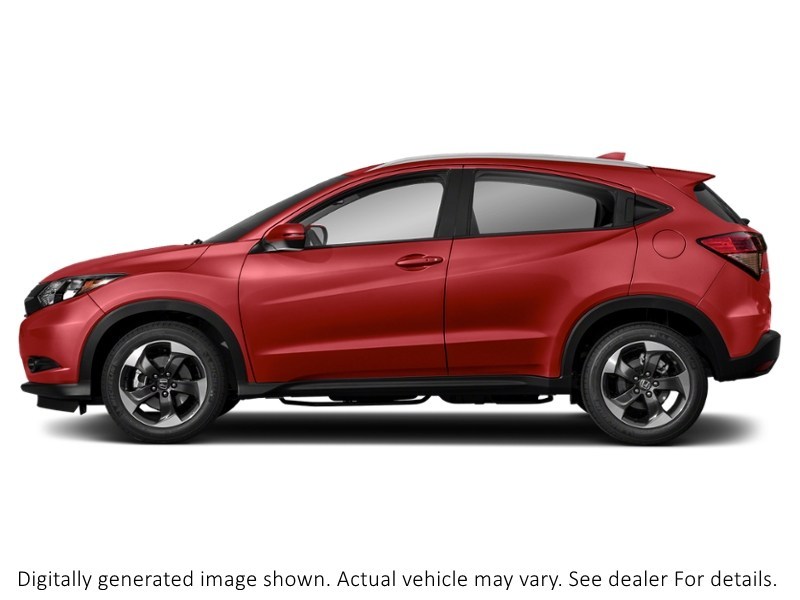 2018 Honda Hr-V Ex-L Navi AWD CVT Milano Red  Shot 3