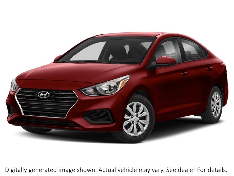 2018 Hyundai Accent 4 Door Gl Auto Fiery Red  Shot 4