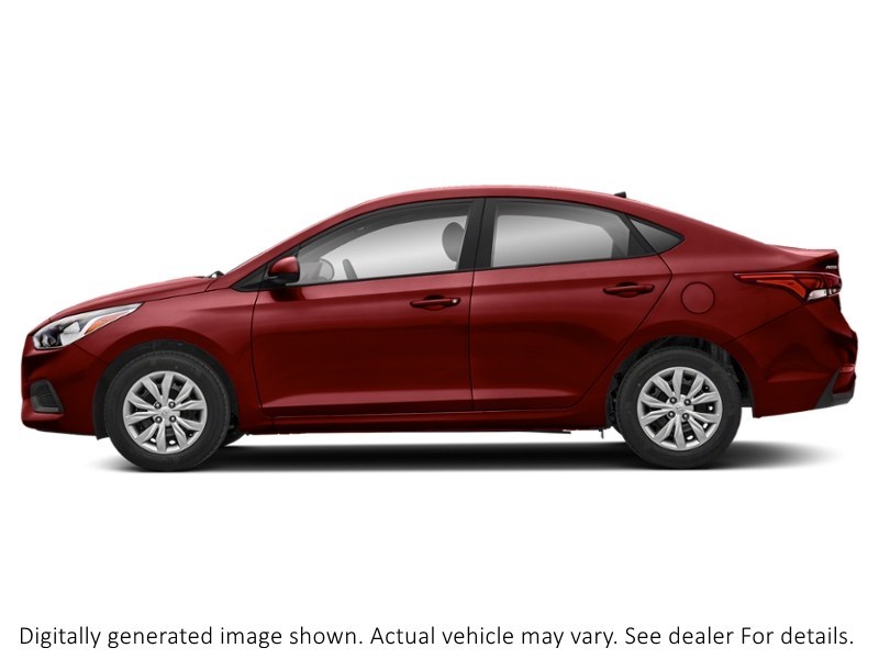 2018 Hyundai Accent 4 Door Gl Auto Fiery Red  Shot 3