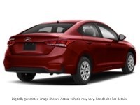 2018 Hyundai Accent 4 Door Gl Auto Fiery Red  Shot 2