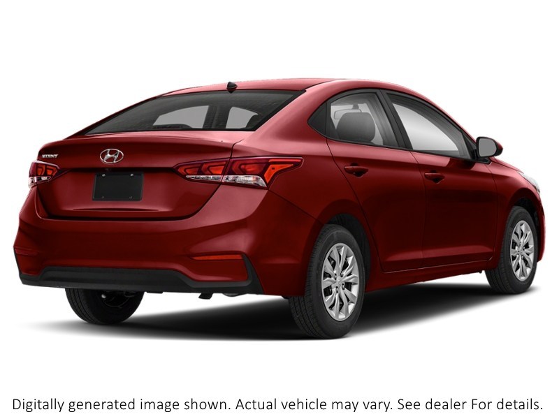 2018 Hyundai Accent 4 Door Gl Auto Fiery Red  Shot 2