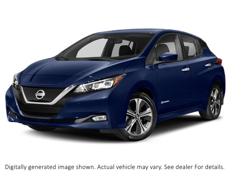 2018 Nissan Leaf SL Hatchback Deep Blue Pearl  Shot 1