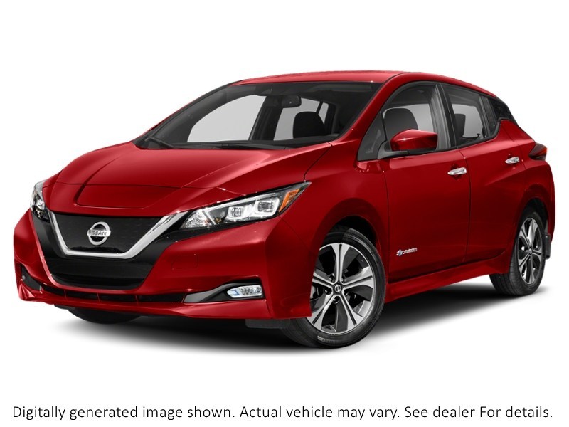2018 Nissan Leaf SL Hatchback Scarlet Ember  Shot 4