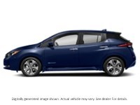 2018 Nissan Leaf SL Hatchback Deep Blue Pearl  Shot 3