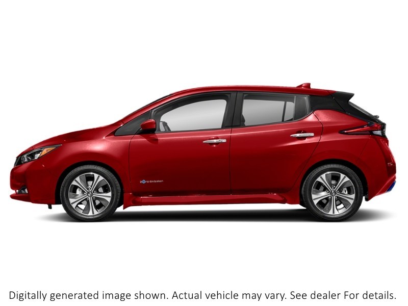 2018 Nissan Leaf SL Hatchback Scarlet Ember  Shot 5