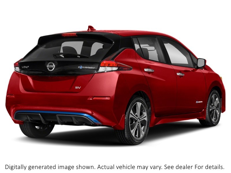 2018 Nissan Leaf SL Hatchback Scarlet Ember  Shot 6