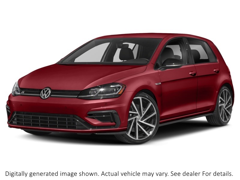 2018 Volkswagen Golf R 5-Door DSG Bordeaux Red Pearl  Shot 50