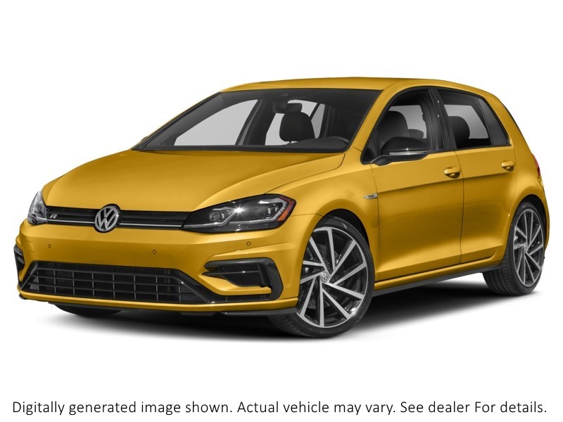 2018 Volkswagen Golf R 5-Door DSG Curry Yellow  Shot 71