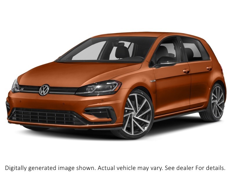 2018 Volkswagen Golf R 5-Door DSG Copper Orange Metallic  Shot 161