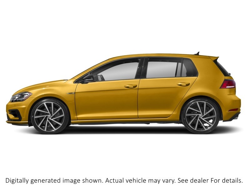 2018 Volkswagen Golf R 5-Door DSG Curry Yellow  Shot 70