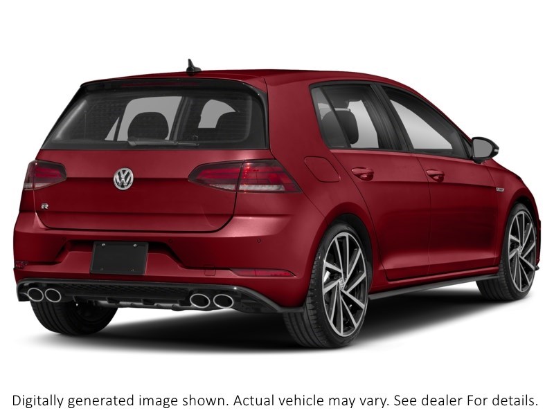 2018 Volkswagen Golf R 5-Door DSG Bordeaux Red Pearl  Shot 55