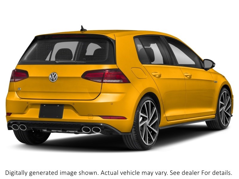 2018 Volkswagen Golf R 5-Door DSG Ginster Yellow  Shot 67