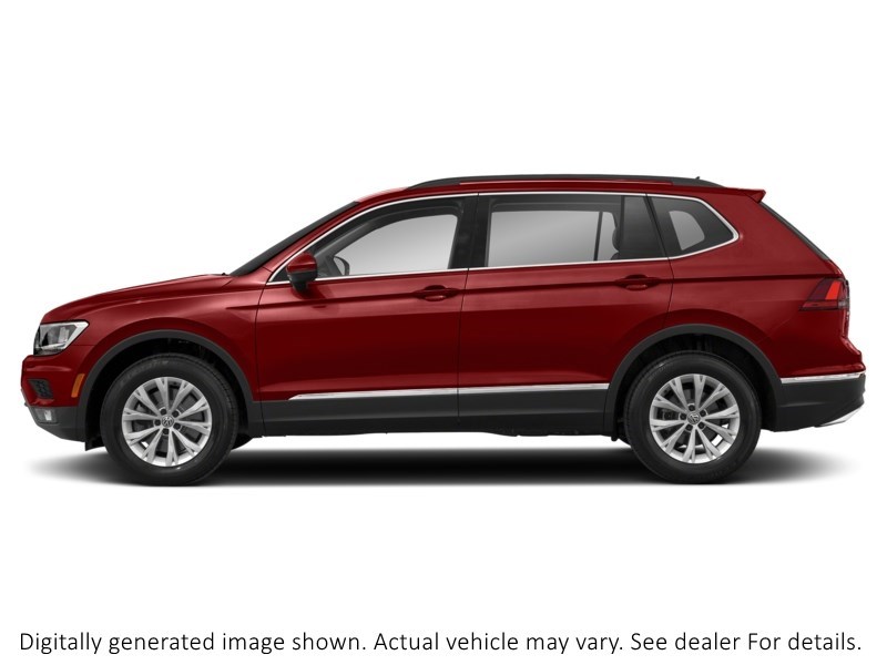 2018 Volkswagen Tiguan Comfortline 4MOTION *Ltd Avail* Ruby Red Metallic  Shot 3