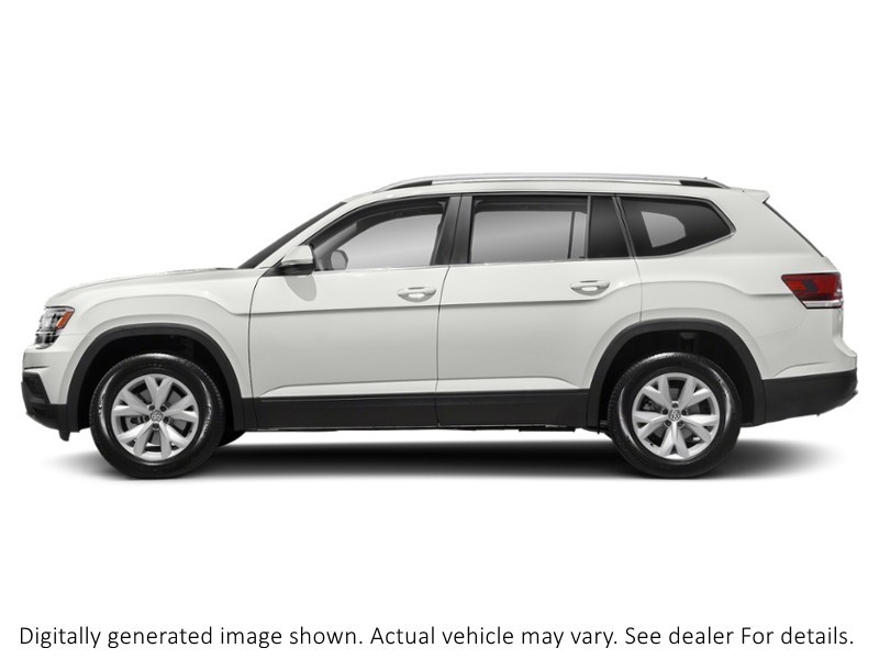 2019 Volkswagen Atlas Comfortline 3.6 Fsi 4Motion Pure White  Shot 3