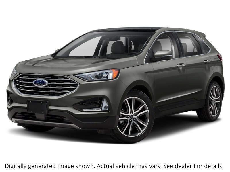 2019 Ford Edge Titanium AWD Baltic Sea Green Metallic  Shot 10