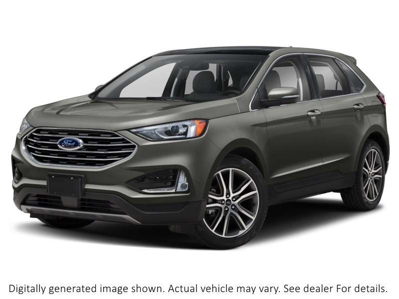 2019 Ford Edge Titanium AWD Baltic Sea Green Metallic  Shot 7