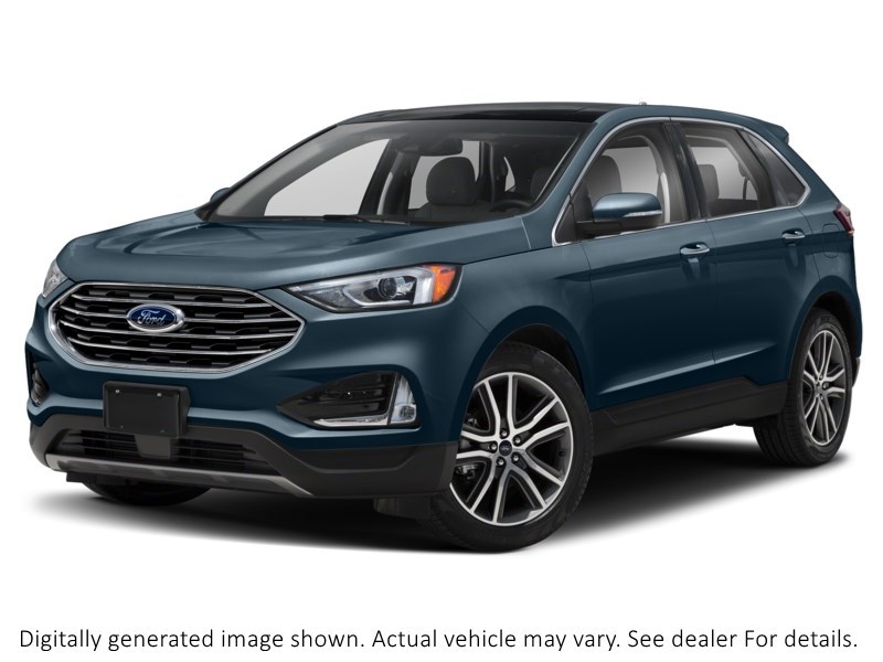 2019 Ford Edge Titanium AWD Blue Metallic  Shot 19