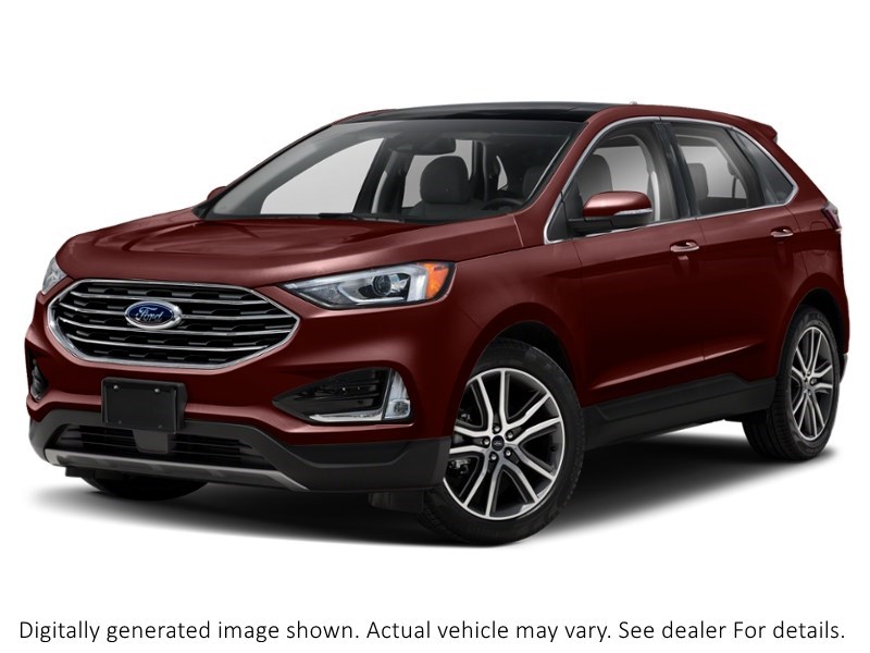 2020 Ford Edge Sel AWD Burgundy Velvet Metallic Tinted Clearcoat  Shot 2