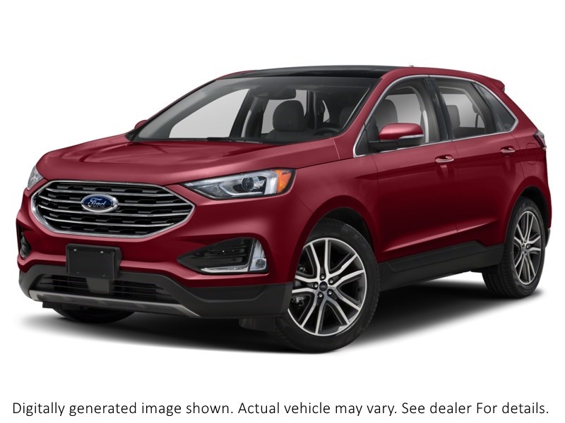 2019 Ford Edge Sel AWD Ruby Red Metallic Tinted Clearcoat  Shot 4