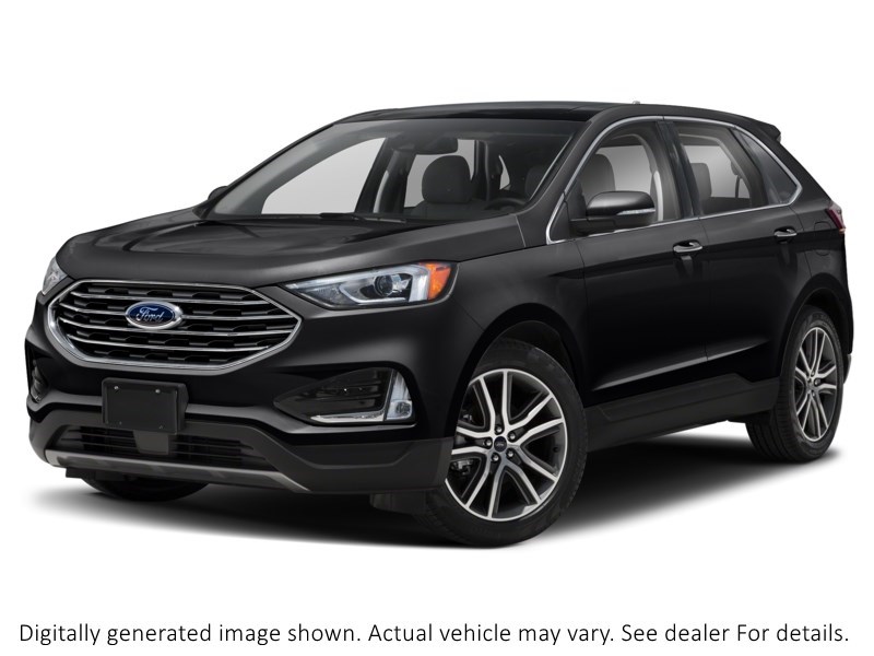2019 FORD EDGE SEL AWD Agate Black  Shot 4