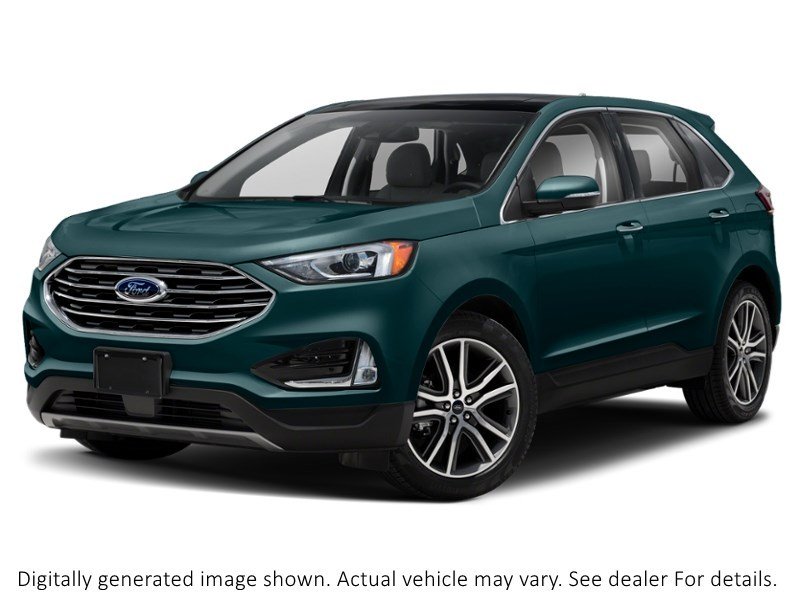 2020 Ford Edge Sel AWD Dark Persian Green Metallic  Shot 4